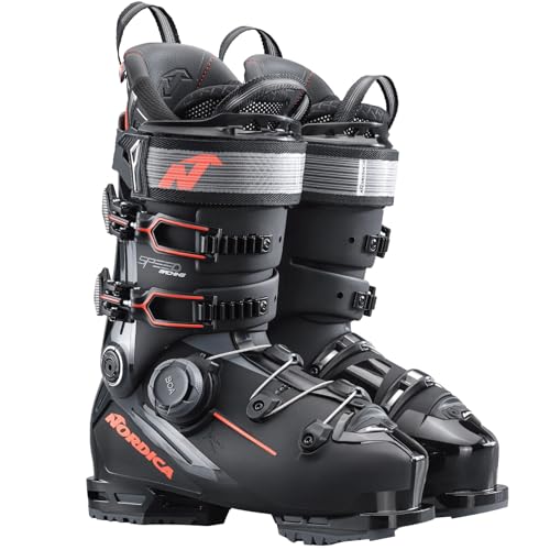NORDICA Men's Speedmachine 3 BOA 130 Ski Boots - High-Performance Durable Lightweight All-Mountain Ski Boots with Customizable Fit, BOA Precision System & Gripwalk Soles, 26.5