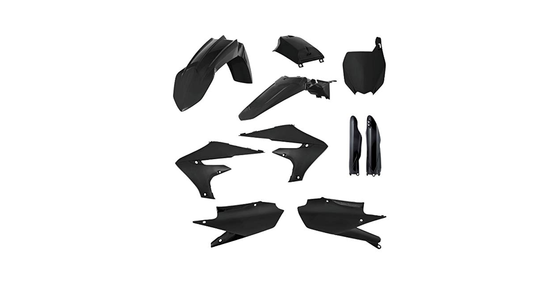 Amazon.com: YZ250F/450F BLACK ACERBIS PLASTIC KIT-FULL - YAM