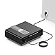 deleyCON 5m Kaltgerätekabel Netzkabel Stromkabel Schutzkontakt Stecker Typ F (CEE 7/4) 90° Gewinkelt auf Kaltgerätekupplung C13 Buchse PC Computer Monitor Drucker Beamer - Schwarz