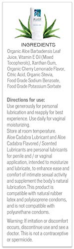 Aloe Cadabra Flavored Personal Lubricant & Moisturizer, 2.5 Ounce, Cherry Lemonade #TOP5