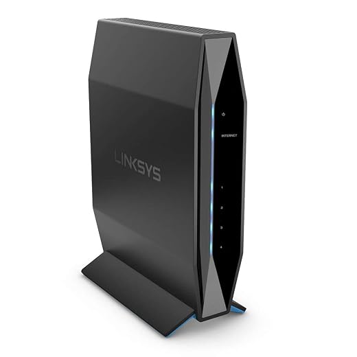 Linksys AX3200 Wi-Fi 6 Router, Dual Band AX Wireless Gigabit WiFi Router, Fast Speeds up to 3.2 Gbps and Coverage up to 2,500 sq ft, Parental Controls, Maximum 25 Devices (E8450) (Renewed)