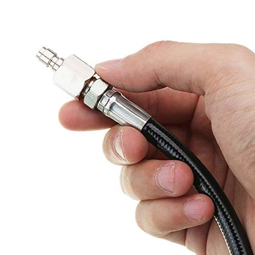 Manloney Llc Paintball Airsoft Fill Whip Hose 4500Psi Pcp Fill Ing & Charging System With Foster Quick-Detach Hose Assembly (Remote Coil/Fm Dn2 Charging System) #TOP3