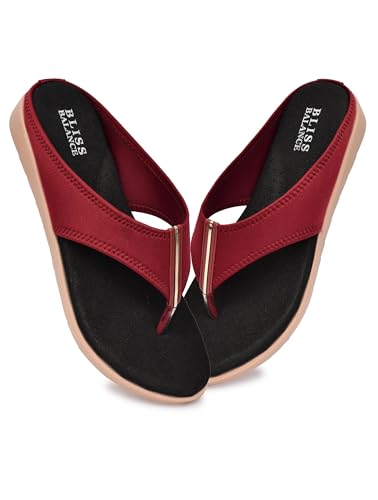 Image of Extra Soft Diabetic & Orthopedic Highcushioned Doctor Slippers|Flip-Flops Lightweight & Breathable Chappals|Comfortable Memory Foam Casual & Stylish for Women'sBB944