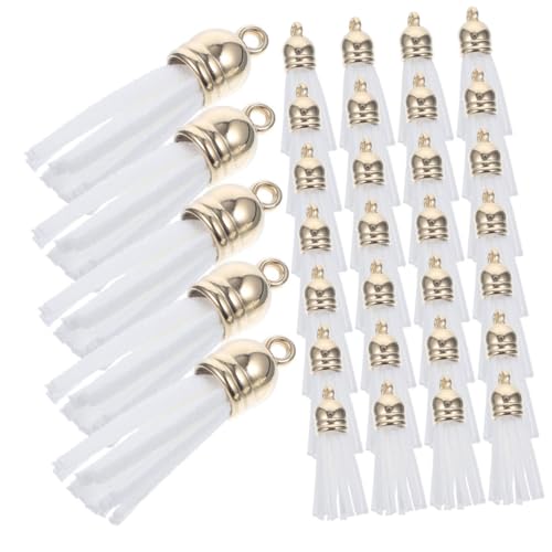 Pendentifs pompon similicuir parfaits pour créer des cadeaux d'invités