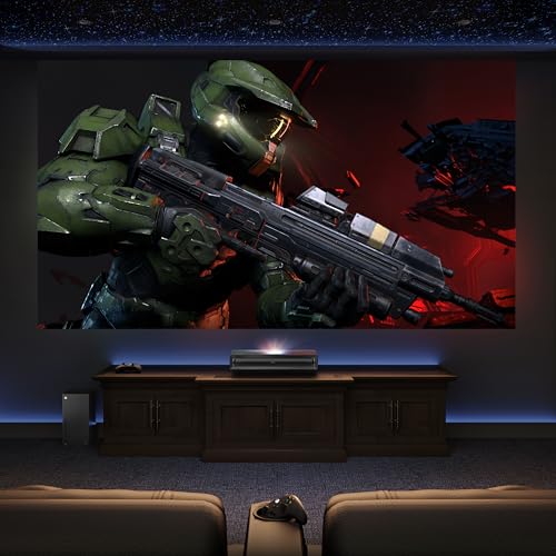 Image of Hisense PX3-PRO Ultra Short Throw Triple Laser Projector, 4K UHD, 80 inch - 150 inch, 3,000 Lumens, 3000:1 Contrast, Dolby Vision & Atmos, IMAX Enhanced, 240 High Refresh Rate, Google TV, Designed for Xbox