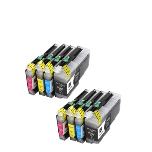 Cartouche d'encre LC406XL pour Brother 5855DW 6555DW - Double pack haute capacité