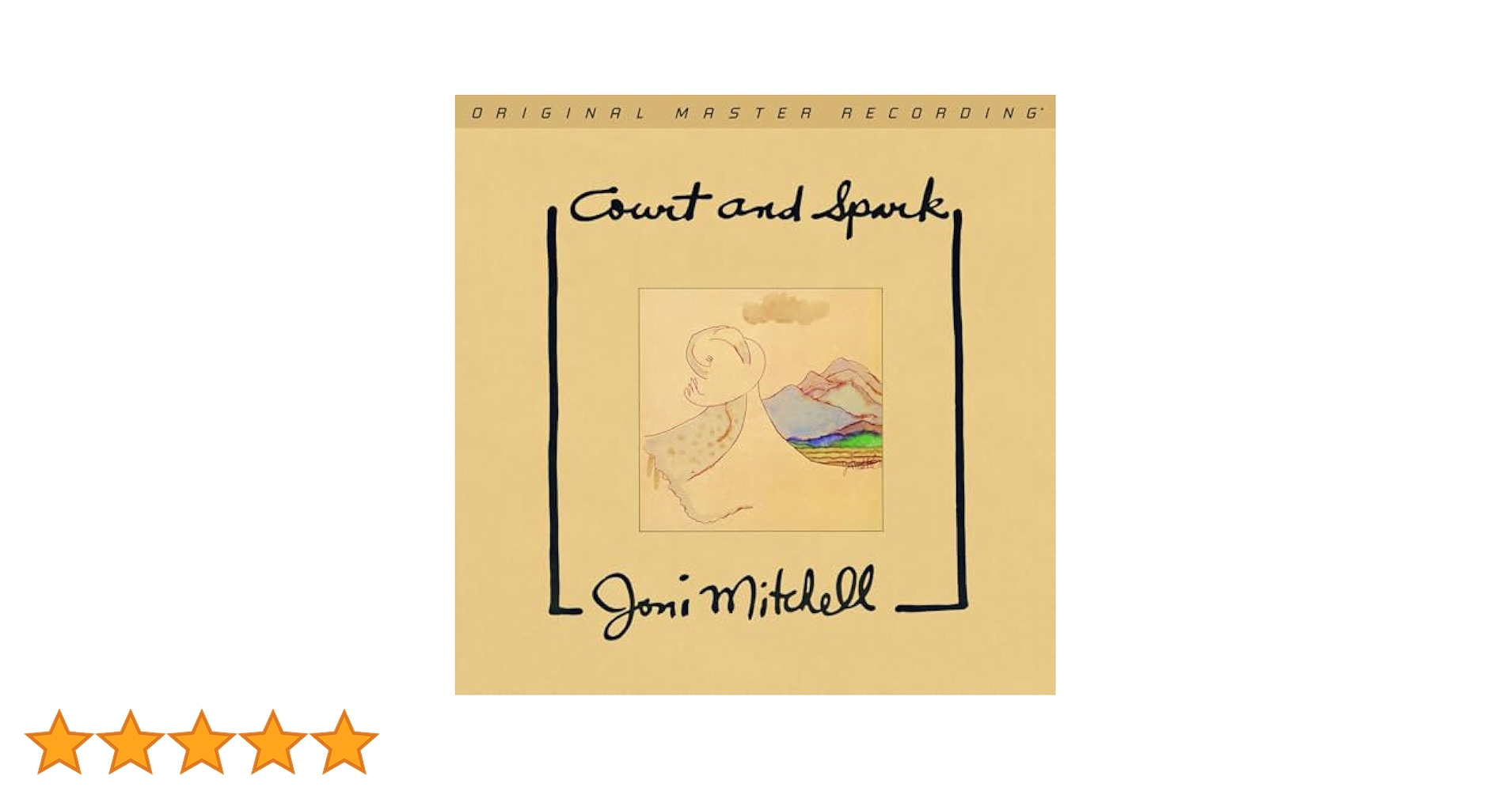 Joni Mitchell / Court And Spark UK盤LP Joni Mitchell - Court and Spark