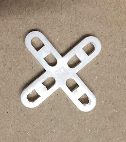 Super Ajanta White Plastic Tiles Spacers, Size: 10mm, (200 Pcs.)-image-36