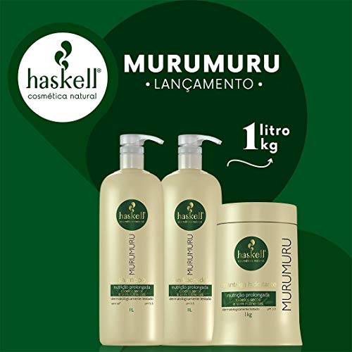Shampoo Condicionador e Máscara Murumuru Haskell 1000ml