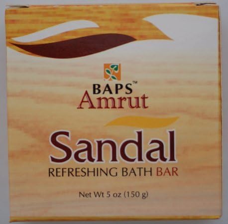 Sandalwood and Turmeric Ayurvedic Herbal Soap bar. Helps Dry Skin, Acne, Controls Facial Hair, Anti Aging, Anti Bacterial