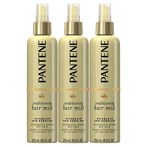 Pantene Pro-V Nutrient Boost Moisture Conditioning Mist Nourishing and Renewing Detangler, 8.5 fl oz