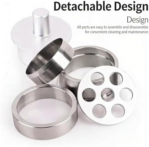 Soil Moisture Shrinkage Meter, Alloy Soil Shrinkage Detector with Dial Indicator, 61.8mm Cutting Ring, Disassembly Design for Technical Lab Analysis and Research