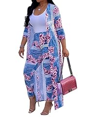 2 Piece Set-pink Blue Flower