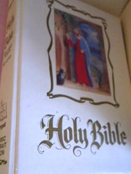 Holy Bible: Premium Leather Tan KJV Bible Thinline Large Print