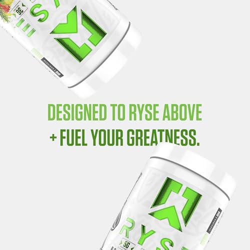 Image of RYSE BCAA EAA Powder - Strawberry Pineapple - 5g Branched Chain Amino Acids, 3g Essential Aminos, Sugar-Free Electrolytes for Pre & Post Workout Muscle Recovery, Hydration and Strength - 30 Servings