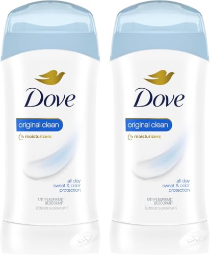 Image of Dove Invisible Solid Antiperspirant Deodorant Stick Original Clean, for Women, For All Day Underarm Sweat & Odor Protection 2.6 oz (Pack of 12)