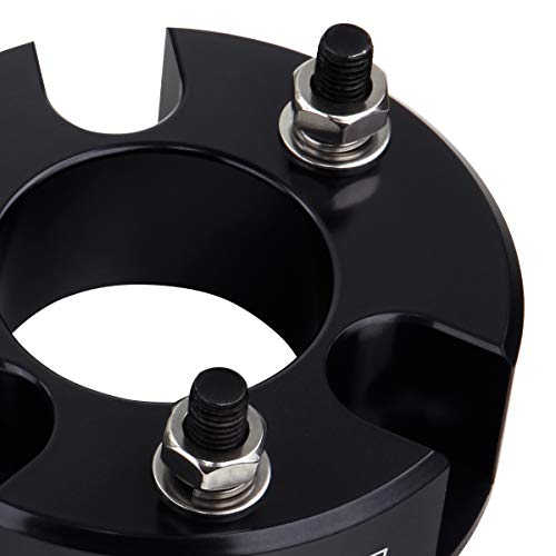 Supreme Suspensions - 2.5" Front Leveling Kit for 2005-2024 Nissan Frontier/Xterra/Pathfinder and 2009-2012 Suzuki Equator - PRO-Billet Strut Spacers Lift Kit (Black)