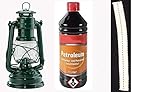  Set Feuerhand 276 Sturmlaterne moosgrün + Petroleum + Docht
