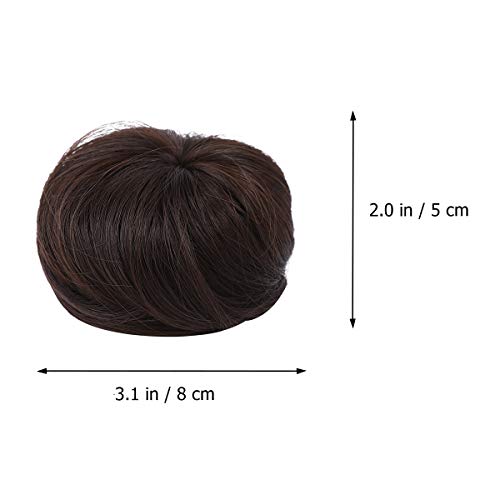 Coque de cabelo sintético peruca de cabelo chignon peruca placa de cabelo ferramenta peruca peruca m