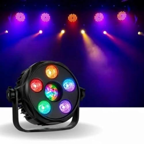 6 LED PAR Light RGB Stage Light with Remote Control | DJ Disco Pa...