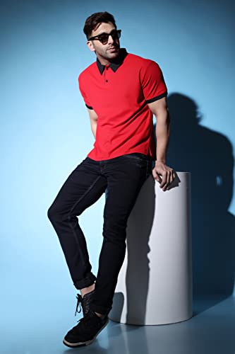 Image of DHRUVI TRENDZ T-Shirt | Regular Fit Polo T-Shirt for Men | Plain T Shirt | Casual T Shirt for Men | Men T Shirt | Men T Shirts Stylish | Half Sleeve T Shirt