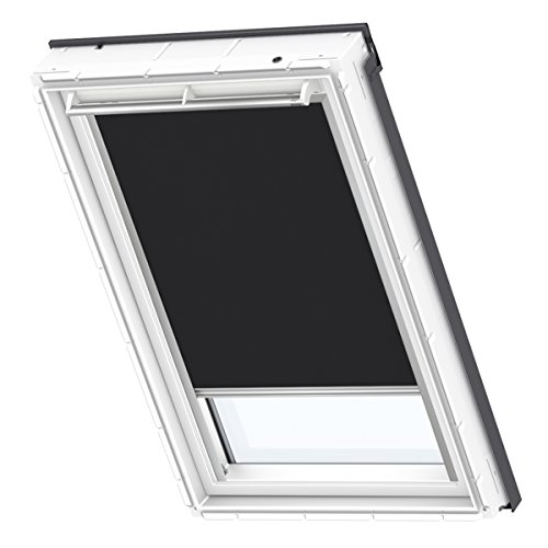 VELUX Original Store Occultant (DKL), Cadre Argenté, 102, Noir