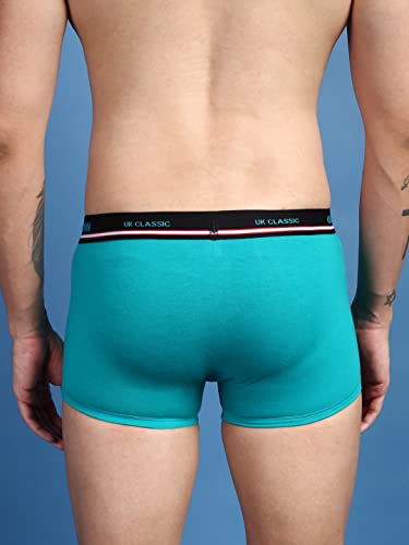 Image of ONN UK Classic Men's Combed Cotton Mini Trunk with Feather Touch Ultra Soft Waistband (Pack of 2)