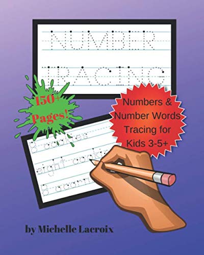 Number Tracing Workbook Numbers and Number Words Tracing for Kids 35