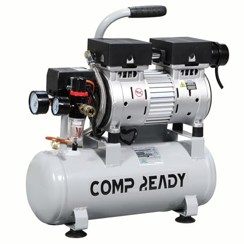 2 Gallon Portable Oil-Free Air Compressor 0.75HP 1.7 CFM