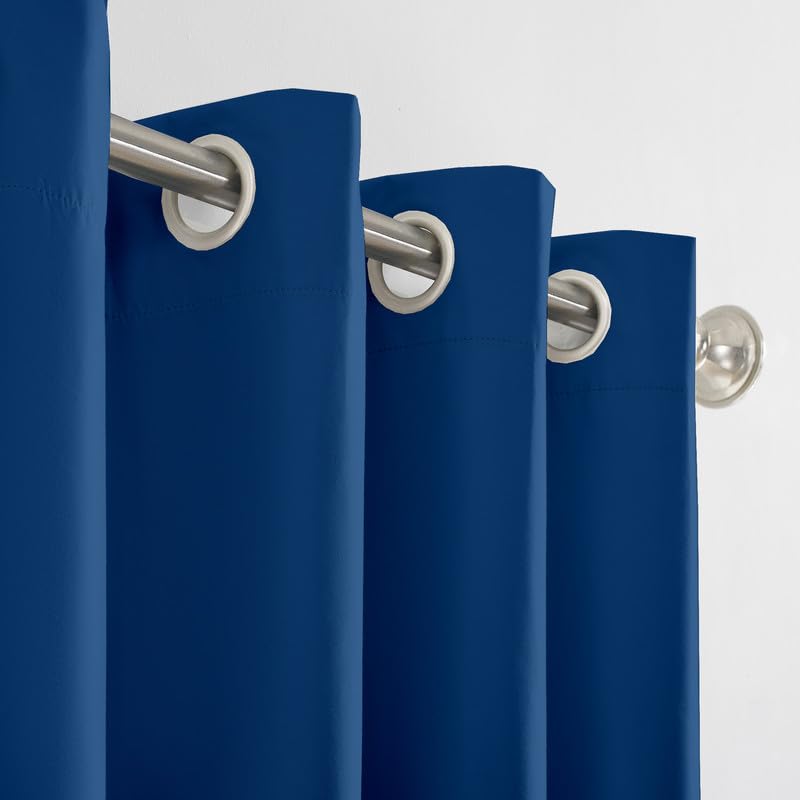 Bright Dcor Kitchen Curtains for Window Half Only 1 Blackout Curtain,Room Darkening Blackout Solid Polyester Curtains - Window- 4ft x 5ft_Royal Blue (B09RSHJDV4) Amazon Price History, Amazon Price Tracker