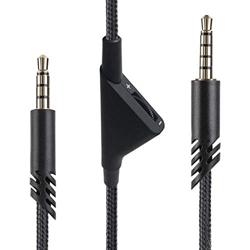 2m de de Áudio Cabo de Cabo de Controle de Volume de Substituição para Astro A10 A40 de Ouvido, Fáci