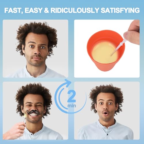 Kit de cera nasal para homens, 100 g, cera para depilação do nariz com 30 aplicadores (15 vezes) kit