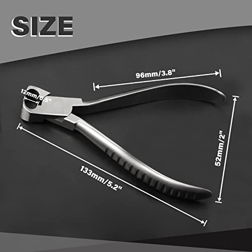 LEONTOOL Eyeglass Cutting Pliers 5 Inch Eyeglasses Repairing Plier for Cutting Long Screws Plastic Rubber Plugs Eye Glasses Repair Cutter Plier with Professional Eyeglass Repair Screwdriver by LEONTOOL - Image 6