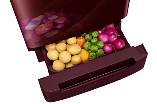 Image of Samsung 225L 4 Star Direct Cool Single Door Digital Inverter Refrigerator Appliance (RR23B2H2XHT /HL, Hydrangea Plum, 2022 Model)