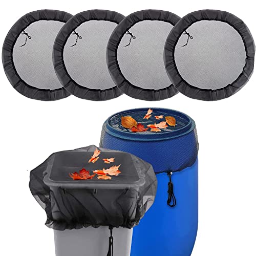 Cubierta De Cubierta De Malla Para Barriles De Lluvia Cubos De Recolección De Agua Cubierta De Agua Protección Del Tanque De Agua Tapa De La Lluvia Recolección De Herramientas Suministros De Jardín