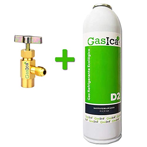 Preisvergleich Produktbild ESTANDARD Europa Recambios - Botella GASICA D2 + Llave DE SERVICIO (R112,R134A) 313GR