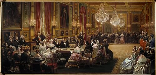 Toile Opéra Comique par Eugène Louis Lami - Tableau salon 60x90cm