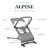 Baby Delight Alpine Deluxe Portable Bouncer | Infant | 0 – 6 months | Charcoal Tweed #4
