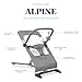 Baby Delight Alpine Deluxe Portable Bouncer | Infant | 0 – 6 months | Charcoal Tweed