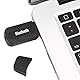 Retoo Bluetooth Adapter USB mit Auto Kabel Audio Aux 3,5 mm und Mikrofon als Freisprechen für Car, Wireless Empfänger Kompatibel Android, iOS, Home Stereo Autoradio Musik-Streaming, Schwarz