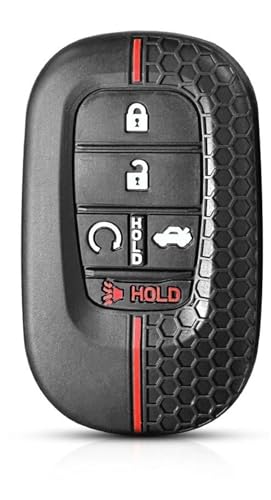 Porte-clés Civic 11e génération avec étui de clé silicone noir 6B