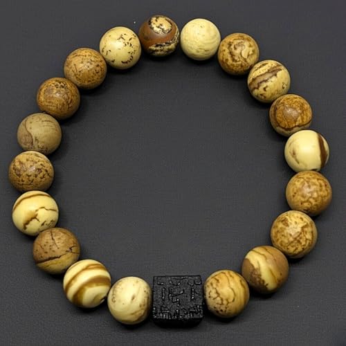 Image of THE MEN THING Natural Stone Bracelets - Adjustable Beaded Wristwear for Men & Boys (Multi-Design Collection)