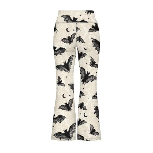 Image of Girls Flare Leggings 5-14T Cute Bell Bottoms for Girl Yoga Pants for Gym