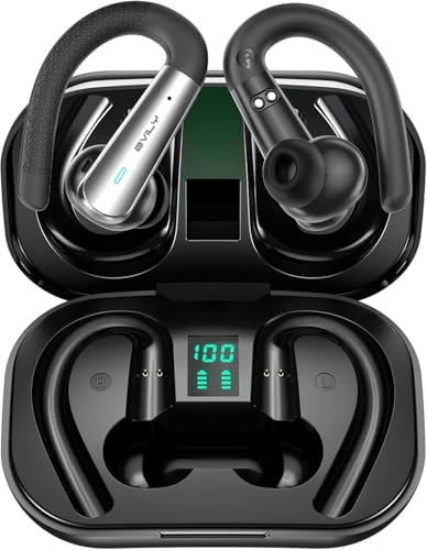 Fones de Ouvido Bluetooth 5.3 Sem Fio, 40H de Reprodução, LED Dig...