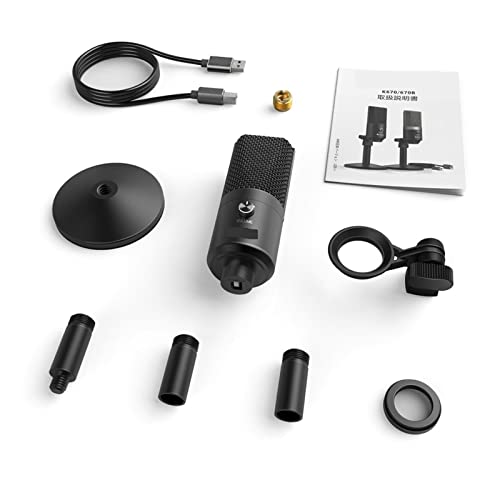 Microphone USB pour Mac et PC modèle K670B idéal pour enregistrement vocal et studio de doublage