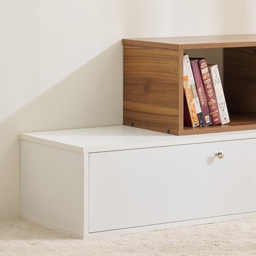 Image of Home Centre | Helios Nolan TV Unit | Engineered Wood | Teak | 1 Year Warranty