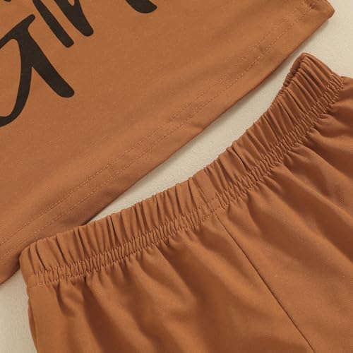 Image of Toddler Little Girl Clothes Summer Sleeveless Daddys Girl Letter Tank Tops Shorts Set 2Pcs Kids Casual Outfits
