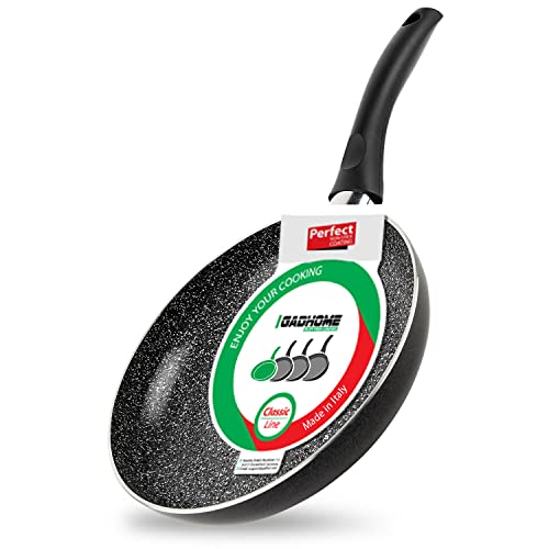 GadHome Classic 20cm Sartén Antiadherente, Negra | Bandeja de Inducción de Aluminio con Mango...