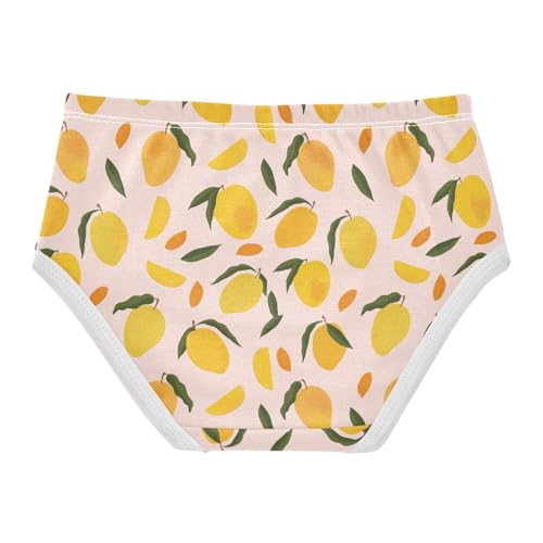 Little Girls' Soft Cotton Underwear Kids Breathable Comfort Mango Panties Briefs Toddler2