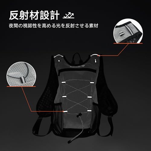 Santic サイクリングリュック グレー